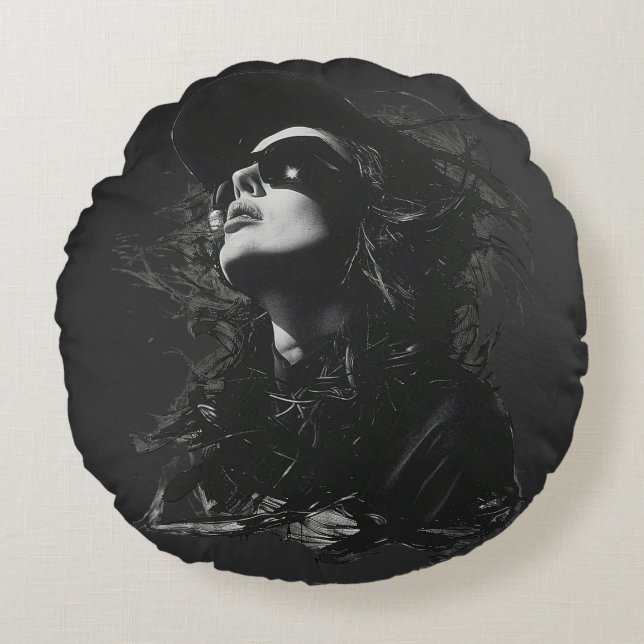 Almofada Redonda Face T-Shirt (Frente)