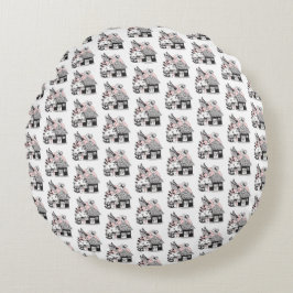 Almofada Redonda Fadas E Laticínios Encantados