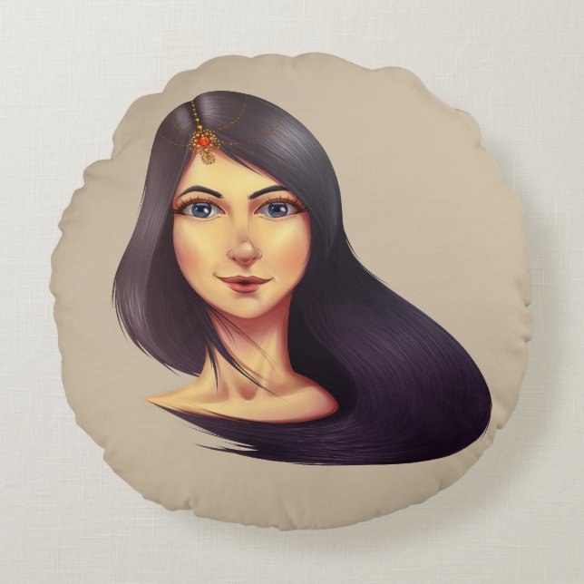 Almofada Redonda fanático (Frente)