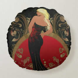 ALMOFADA REDONDA FASHION-ESQUE #4