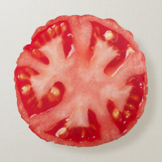 Almofada Redonda Fatia do tomate