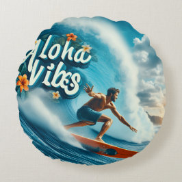 Almofada Redonda Faux Wrapped Canvas Print