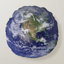 Almofada Redonda Fazer terra globo
