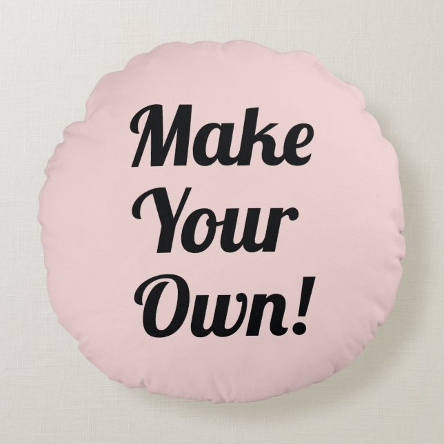 Almofada Redonda Fazer uma impressão personalizada (Frente)