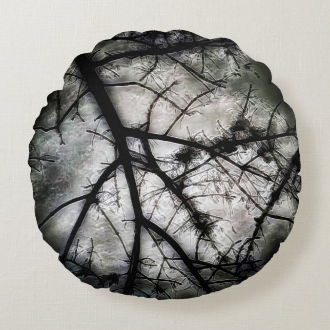 Almofada Redonda Fechando em (Frente)