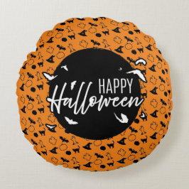 Almofada Redonda Feliz Halloween