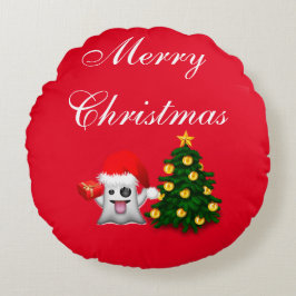 Almofada Redonda Feliz Navidad- Merry Christmas