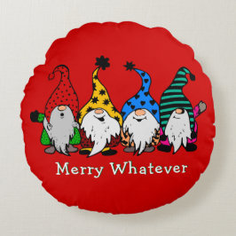 Almofada Redonda Feliz qualquer Elves