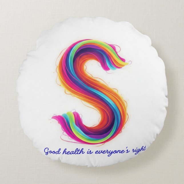 ALMOFADA REDONDA FELIZ SUEÑO (Frente)