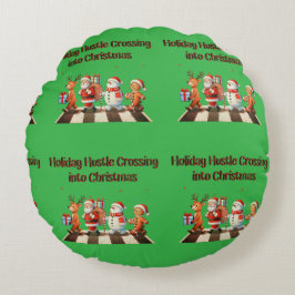 Almofada Redonda Feriado de Travesseiro redondo atravessando em Chr