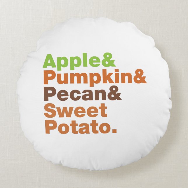 Almofada Redonda Feriados - Natal Festivo (Frente)