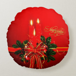 Almofada Redonda Férias Felizes