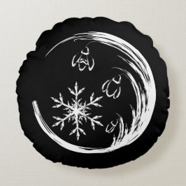 Almofada Redonda Festa de inverno