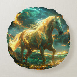 ALMOFADA REDONDA FIRE HORSE - CHINESE ZODIAC - 