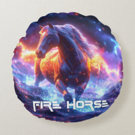 ALMOFADA REDONDA FIRE HORSE - SHENG XIAO - 