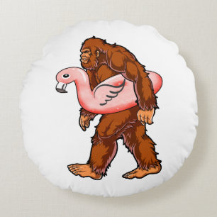 Almofada Redonda Flamingo Bigfoot