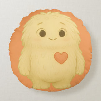 Almofada Redonda Flauschi Kissen – Das Empathie-Monster
