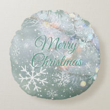 Flocos de neve de Natal Verde