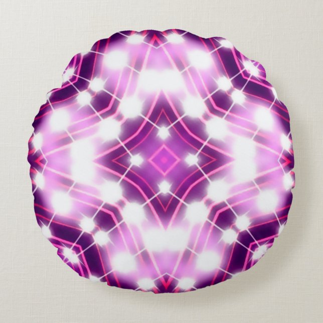 Almofada Redonda Floodlights background (Frente)