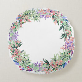 Almofada Redonda Floral Berries Wreath