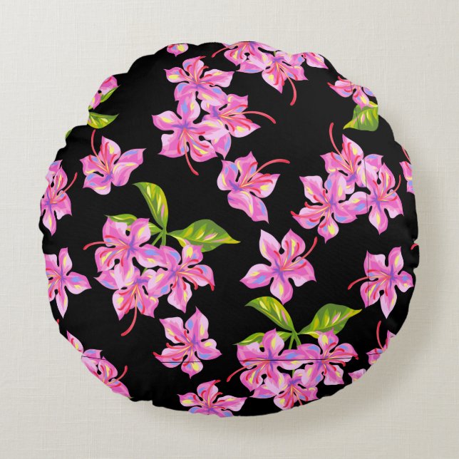 Almofada Redonda Flores (Frente)