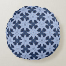 Flores azuis prateadas sobre fundo azul Marinho