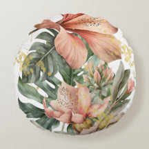 Flores de Orquídea Selvagem de Aquarela