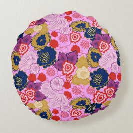 Almofada Redonda Flores de primavera