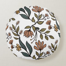 Flores Whimsical e Buquê de Folhas