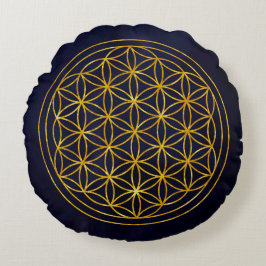 Almofada Redonda flower of life