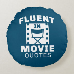 Almofada Redonda Fluent In Movie Cotes
