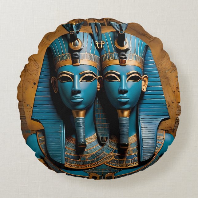 Almofada Redonda Fogo dos deuses (Frente)