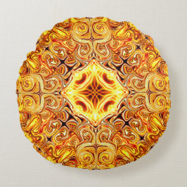 Almofada Redonda Fogo Solar