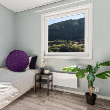 Folhas com padrão roxo escuro verde