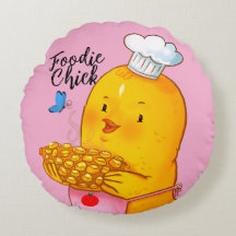 Foodie Chick Cushion