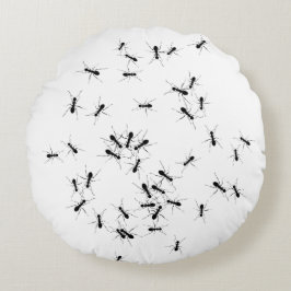 Almofada Redonda Formigas por toda parte