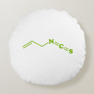 Almofada Redonda Fórmula Molecular De Isotiocianato De Wasabi