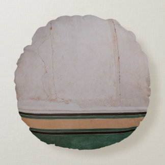 Almofada Redonda Foto do pavimento de betão marrom