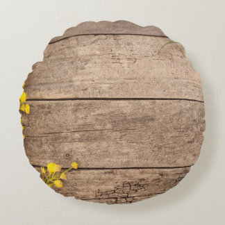 Almofada Redonda Fotografia de ações, conceito de vintage.