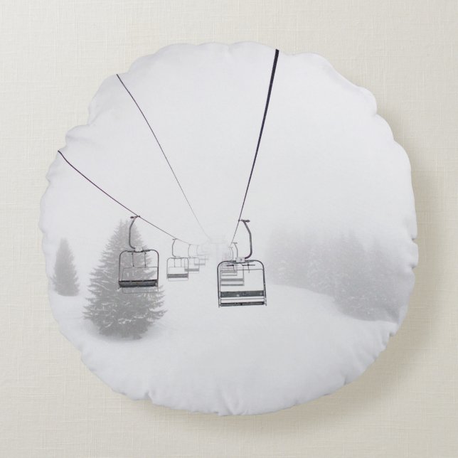 ALMOFADA REDONDA FOTOGRAFIA DO CARRO-CABO (Frente)