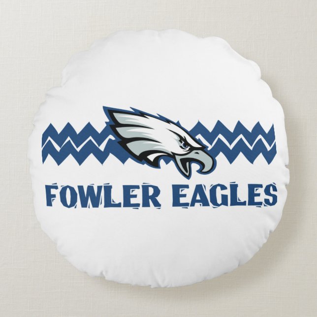 Almofada Redonda Fowler Eagles (Frente)