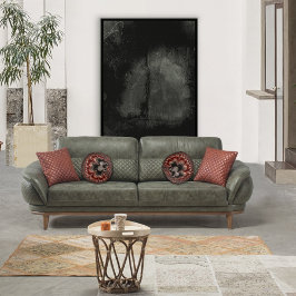 Almofada Redonda Fractale liquide 2