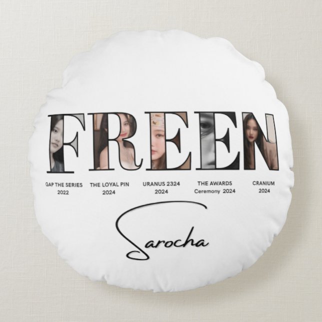 Almofada Redonda Freen Sarocha - FreenBecky (Frente)