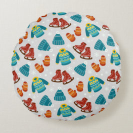 Almofada Redonda Frosty Days Cozy