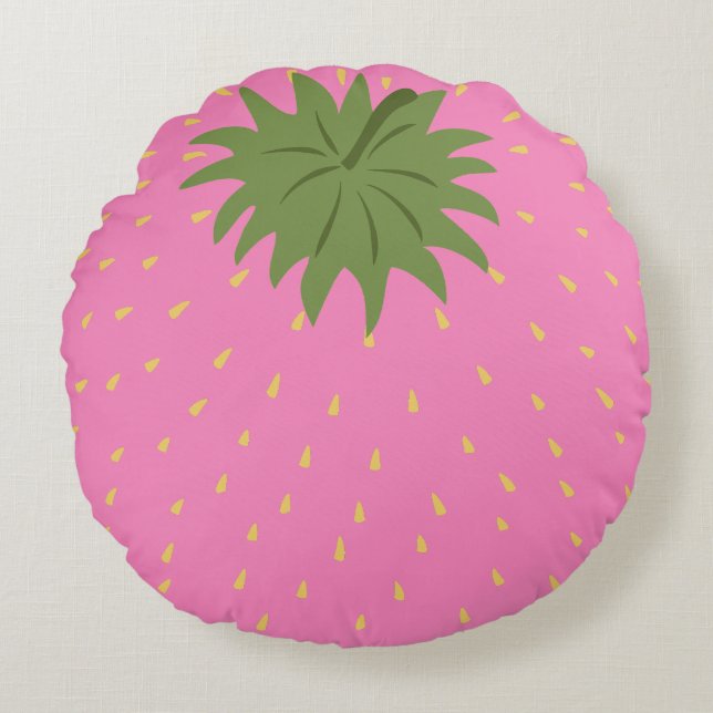 Almofada Redonda Fruta Strawberry (Frente)