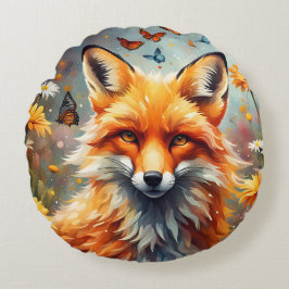 Almofada Redonda Fuchs auf der Wiese