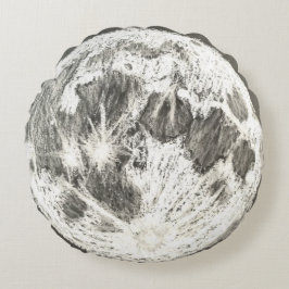 Almofada Redonda Full Moon Round Pillow – Celestial Dreamcore 