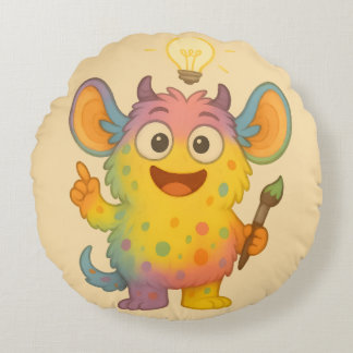 Almofada Redonda Funkel Kissen – Das kreative ADHS-Monster