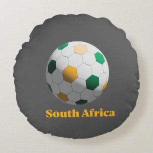 Almofada Redonda Futebol da África do Sul