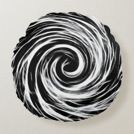 Almofada Redonda Futuro - travesseiro decorativo redondo escovado